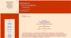 Desktop Screenshot of historyinslocounty.org